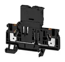 2429870000: Fused Terminal Block, 2 Ways, 26 AWG, 12 AWG, 4 mm², Push In, 6.3 A