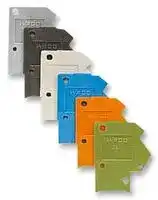 254-100: End Cover, for Use with Terminal Blocks, Grey