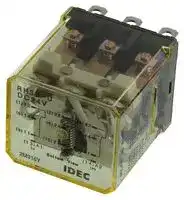 RH3B-UDC24V: Power Relay, 3PDT, 24 VDC, 10 A, RH Series, Socket, Non Latching