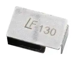 250S130DR: Resettable Fuse, PPTC, 3729 (9474 Metric), PolySwitch 250S Series, 60 VDC, 130 mA, 260 mA, 0.9 s