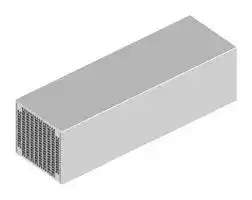 LA HL 1 400: Fan / Force Cooled Heat Sink, 230VAC, 0.082 K/W, 115 mm, 129 mm, 400 mm, 160 m³/h, 47 dBA