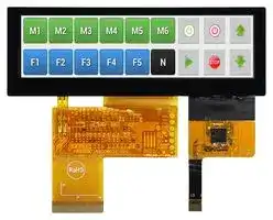 MCT039C12CW480128LML: TFT LCD, 3.9 ", 480 x 128 Pixels, Landscape, RGB, 3.3V