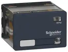RPM43BD: Power Relay, 4PDT, 24 VDC, 15 A, Harmony RPM Series, Socket