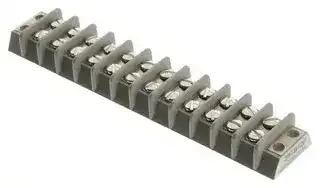 38TB12: TERMINAL BLOCK, BARRIER, 12 POSITION, 14AWG