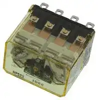 RH4B-ULAC24V: Power Relay, 4PDT, 24 VAC, 10 A, RH Series, Socket, Non Latching