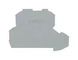2000-2291: Accessory, Grey, Wago TOPJOB S 2000 Series Snap-on Mount Terminal Blocks, End Plate