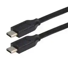CAU31CC-05M: USB Cable, Type C Plug to Type C Plug, 500 mm, 1.64 ft, USB 3.0, Black