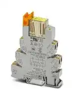 2910539: Power Relay, DPDT, 24 VAC/VDC, 6 A, PLC-INTERFACE Series, DIN Rail