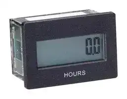 3410-2000: Panel Mount Timer, 20 VAC, 300 VAC, 0 s, 9999999.9 h, 24.1 mm, 36.8 mm