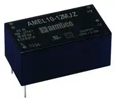 AMEL10-15SMJZ: AC/DC PCB Mount Power Supply (PSU), ITE, 1 Output, 10 W, 15 VDC, 700 mA