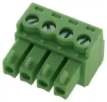 EBK-04-B: TERMINAL BLOCK, EUROSTYLE, 4 POSITION 24-12AWG