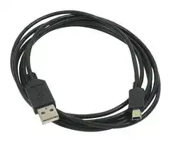 CSMUAMB5-2M: USB Cable, Type A Plug to Mini Type B Plug, 2 m, 6.6 ft, USB 2.0, Black