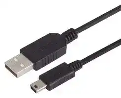 CSMUAZMB5-05M: USB Cable, Type A Plug to Mini Type B Plug, 500 mm, 19.7 ", USB 1.1, 2.0, Black