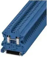 3044115 — DIN Rail Mount Terminal Block, 2 Ways, 26 AWG, 10 AWG, 4 mm², Screw, 30 A