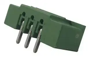 1817628: Terminal Block, w/Flange, Header, 3.5 mm, 3 Ways, 8 A, 160 V, Through Hole Right Angle