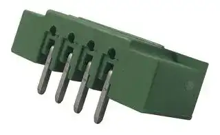 1817631: Terminal Block, w/Flange, Header, 3.5 mm, 4 Ways, 8 A, 160 V, Through Hole Right Angle