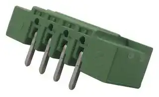 1817822: Terminal Block, w/Flange, Header, 3.81 mm, 4 Ways, 8 A, 160 V, Through Hole Right Angle