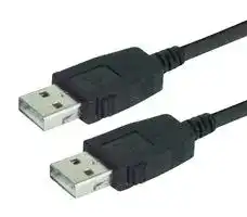 CAUALAL-3M: USB Cable, Type A Plug to Type A Plug, 3 m, 9.8 ft, USB 2.0, Black