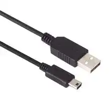 CSMUAMB5-05M: USB Cable, Type A Plug to Mini Type B Plug, 500 mm, 19.7 ", Black