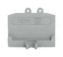 2052-381: Accessory, Grey, TOPJOB® S Snap-On Mount Terminal Blocks - 2052 Series, End Plate