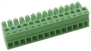 EBKA-14-B: TERMINAL BLOCK, EUROSTYLE 14 POSITION 24-12AWG