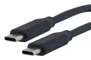 U1A00002-05M: USB Cable, Type C Plug to Type C Plug, 500 mm, 19.7 ", USB 3.1, Black, E-Marked Cable