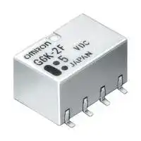 G6K-2F-RF-T  DC5 — Signal Relay, 5 VDC, DPDT, 1 A, G6K Series, Surface Mount, Non Latching