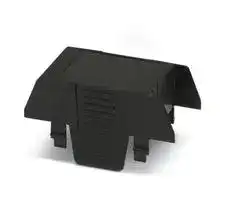 2201745: DIN RAIL HOUSING, UPPER, ABS, BLACK