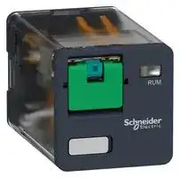 RUMC21BD: Power Relay, DPDT, 24 VDC, 10 A, Harmony RUM Series, Socket
