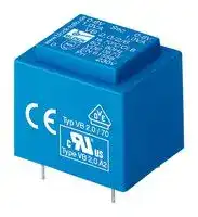 VB3.2/2/18: PCB Transformer, EI 38 x 16.5, Encapsulated Safety Isolating, 230V, 2 x 18V, 3.2 VA, 50Hz / 60Hz