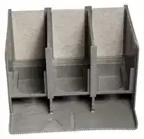 KT3HTC-3: TERMINAL COVER, T3 FIXED BREAKER, 2PCS