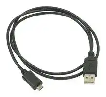 CSMUAMICB-1M: USB Cable, Type A Plug to Micro Type B Plug, 1 m, 3.3 ft, USB 2.0, Black