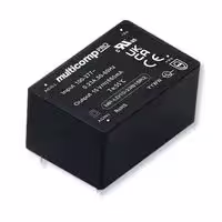 MP-LD10-23B15R2: AC/DC PCB Mount Power Supply (PSU), ITE, Industrial & Household, 1 Output, 10 W, 15 VDC, 660 mA