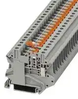 3046139 — DIN Rail Mount Terminal Block, 2 Ways, 26 AWG, 10 AWG, 2.5 mm², Screw, 16 A