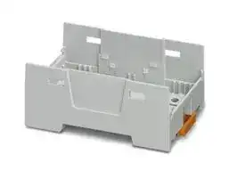 2200474: DIN RAIL HOUSING, LOWER, ABS, GREY