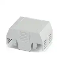 2201835: DIN RAIL HOUSING, UPPER, ABS, GREY