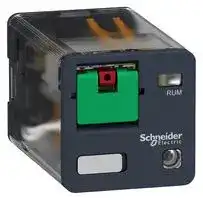 RUMC22B7: Power Relay, DPDT, 24 VAC, 10 A, Harmony RUM Series, Socket