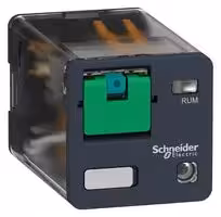 RUMF32ED: Power Relay, 3PDT, 48 VDC, 10 A, Zelio RUM, Socket