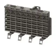 2CCA183030R0001: Socket Base, 8 Module, 144 mm, 125 A, 690 VAC/1 kV, Plug-In Distribution Systems