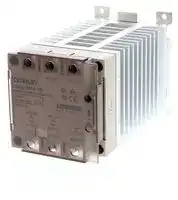G3PE-215B-3N 12-24VDC: Solid State Relay, 3PST-NO, 15 A, 30 VDC, DIN Rail/Panel, Screw, Zero Crossing