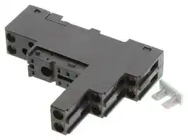 8690830000: RELAY BASE, SCREW, BLACK