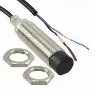 E2B-M18LN16-WP-B1 2M: Inductive Proximity Sensor, Cylindrical, 16 mm, M18, PNP / SPST-NO, PVC Pre-Wired