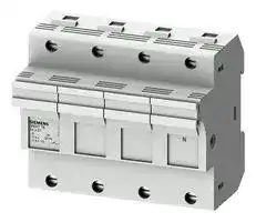 3NW7161: Fuse Holder, Cylindrical, 3P+N, 50 A, 690 VAC, 14 mm x 51 mm