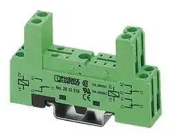 2833518: Relay Socket, DIN Rail, Screw, 12 A, 300 V