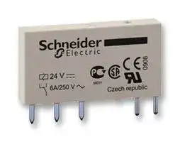 RSL1AB4BD: General Purpose Relay, RSL Series, Interface, SPDT, 24 VDC, 6 A
