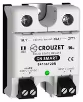 84136120N: Solid State Relay, 50 A, 600 VAC, Panel Mount, Screw, Zero Crossing
