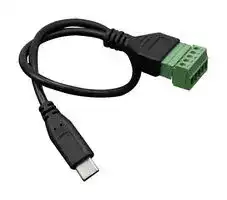 FIT0993: USB Cable, Type C Plug to 5 Pin Power Cord Terminal, 300 mm, 11.8 ", USB 2.0