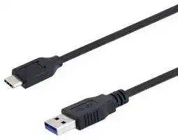 U3A00015-03M: USB Cable, Type A Plug to Type C Plug, 300 mm, 11.8 ", USB 3.0, Black