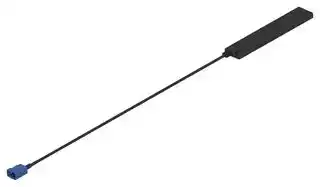 L000795-15: Cellular Antenna, Linear, 4.94GHz to 4.99GHz, -3.3dBi, 50ohm, Adhesive/Fakra Connector