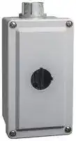 9001KY1: Control Station Enclosure, 30mm, Aluminium, 1 Holes, 30 mm, Grey, 101.6 mm, 90 mm